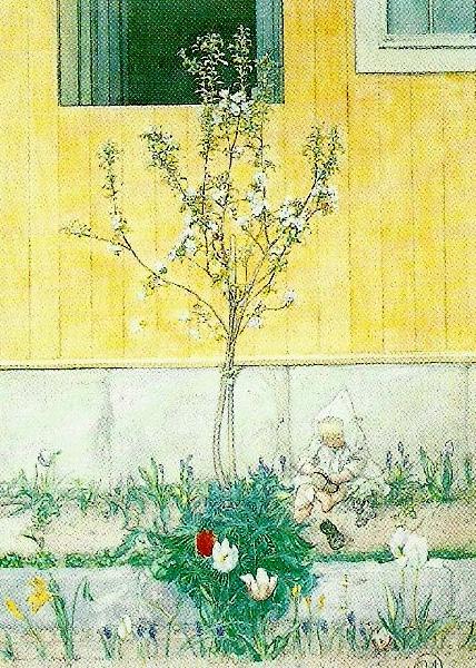 Carl Larsson hellbergs minsta Norge oil painting art